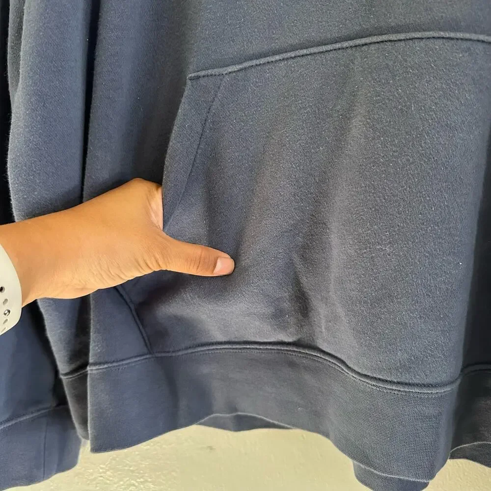 Nike‎ Blue Hoodie Pullover Sweater Swoosh Logo Men's Size XL Basic